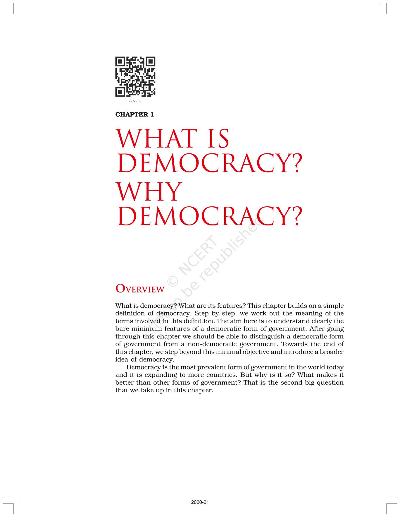 what is democracy why democracy essay